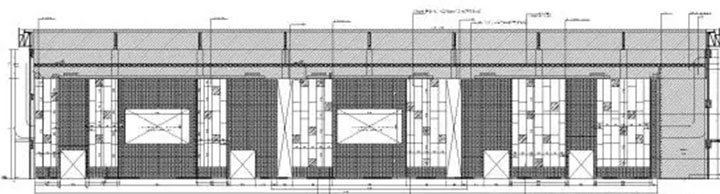 宴會廳側(cè)墻立面布置圖 宴會廳側(cè)墻立面布置圖