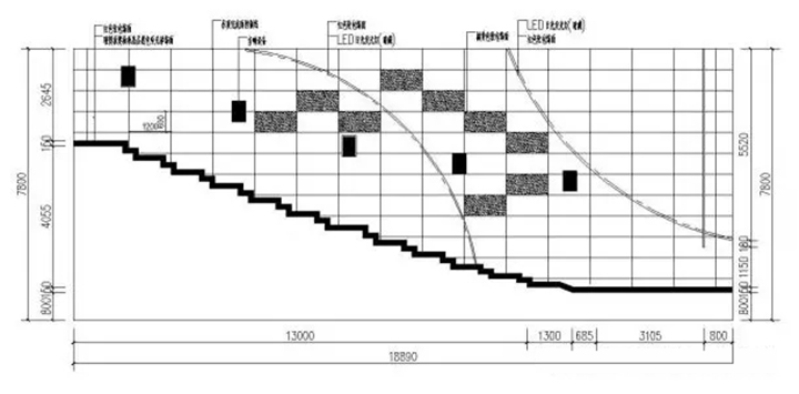 順德宏晟國際影城側(cè)墻設(shè)計圖2 順德宏晟國際影城側(cè)墻設(shè)計圖2