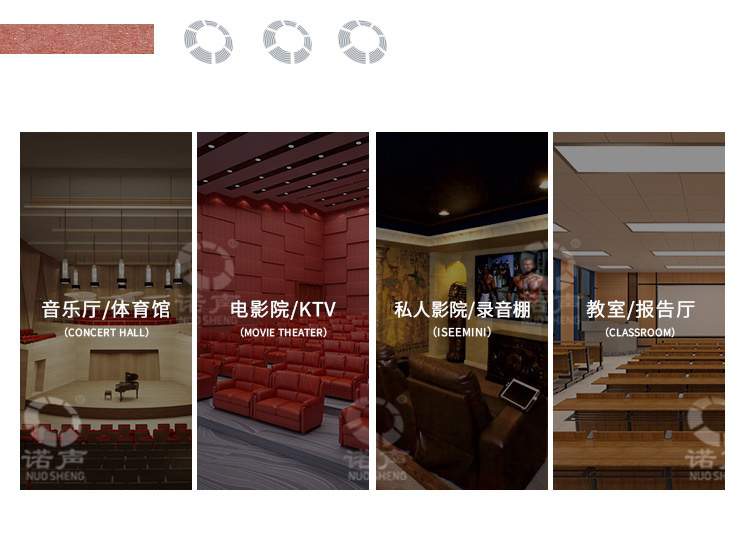 木塑吸音板適用場所 木塑吸音板適用場所